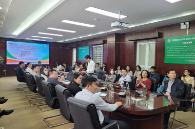 Giờ thực hành tại Vườn Khí tượng