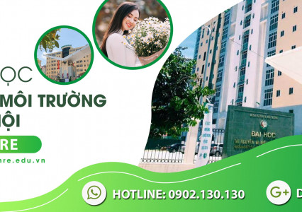 Trường Đại học Tài nguyên và Môi trường Hà Nội thông báo: Đăng ký tuyển sinh Đại học trực tuyến năm 2020