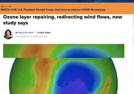 Một tin vui cho trái đất trong những ngày chiến đấu với dịch bệnh Covid-19