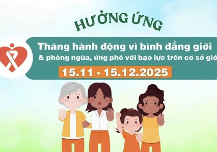 Hưởng ứng Tháng hành động vì bình đẳng giới và phòng ngừa, ứng phó với bạo lực trên cơ sở giới năm 2025 
