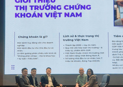 Gần 500 sinh viên Khoa Kinh tế tham dự chuyên đề “Tiếp cận thị trường chứng khoán và kỹ năng đầu tư dành cho sinh viên”