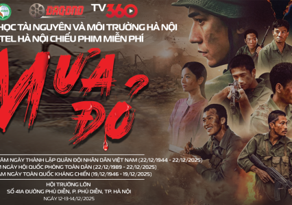 Trường ĐH TN&MT HN chiếu phim điện ảnh cách mạng "Mưa đỏ" cho cán bộ, giảng viên và sinh viên