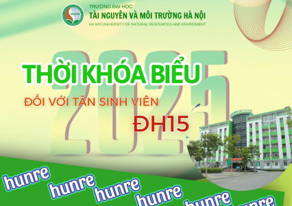 Điều chỉnh thời khóa biểu tuần sinh hoạt công dân sinh viên đầu khóa một số lớp Đại học chính quy khóa 15