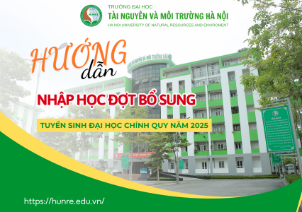 Hướng dẫn nhập học trực tuyến đối với thí sinh trúng tuyển trình độ đại học chính quy năm 2025 (đợt bổ sung)