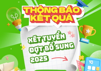 Trường Đại học Tài nguyên và Môi trường Hà Nội thông báo điểm chuẩn trúng tuyển đại học chính quy năm 2025 (Đợt bổ sung)