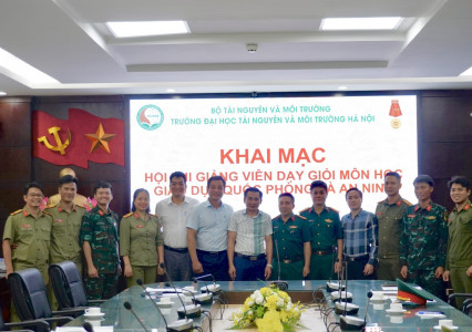 Tổ chức thành công Hội thi giảng viên dạy giỏi môn học Giáo dục quốc phòng và an ninh năm 2023