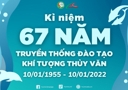 67 năm truyền thống đào tạo Khí tượng Thủy văn