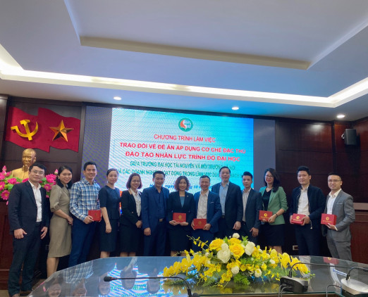 Trường ĐH TN&MT Hà Nội ký thỏa thuận hợp tác với các doanh nghiệp hoạt động trong lĩnh vực du lịch, khách sạn