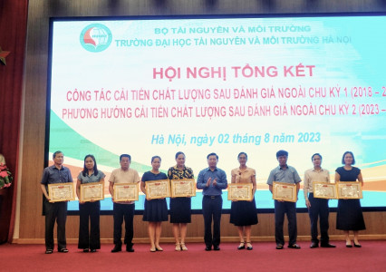 Hội nghị tổng kết công tác cải tiến chất lượng sau Đánh giá ngoài chu kỳ 1 (2018-2023) và phương hương cải tiến chất lượng sau Đánh giá ngoài chu kỳ 2 (2023-2028)