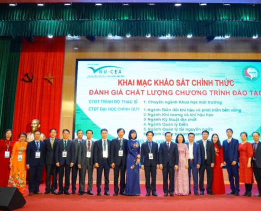 Khai mạc khảo sát chính thức đánh giá chất lượng 07 chương trình đào tạo Trường Đại học Tài nguyên và Môi trường Hà Nội