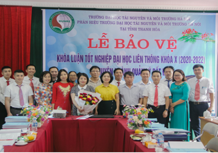 Ngành học Quản lý đất đai tại Phân hiệu trường Đại học Tài nguyên và Môi trường Hà Nội tại tỉnh Thanh Hóa