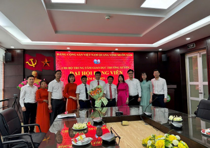 Đại hội nhiệm kỳ 2025 - 2027 Chi bộ Trung tâm Giáo dục thường xuyên