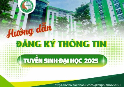 Hướng dẫn đăng ký thông tin tuyển sinh Đại học năm 2025