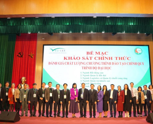 BẾ MẠC KHẢO SÁT CHÍNH THỨC ĐÁNH GIÁ CHẤT LƯỢNG 06 CHƯƠNG TRÌNH ĐÀO TẠO TRƯỜNG ĐẠI HỌC TÀI NGUYÊN VÀ MÔI TRƯỜNG HÀ NỘI