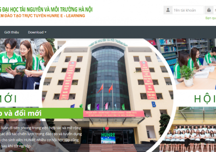 Trường ĐH TN&MT HN giới thiệu và tập huấn phần mềm đào tạo trực tuyến Hunre E-learning