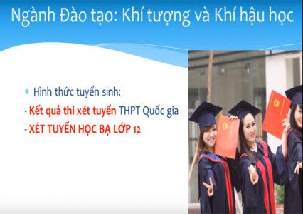 HUNRE Đào tạo Đại học ngành Khí tượng thủy văn
