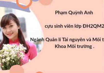 Vị trí việc làm: chuyên viên quản lí nhà nước về tài nguyên và môi trường