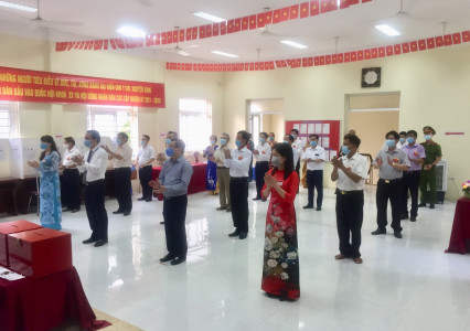 Công tác bầu cử Đại biểu Quốc hội khoá XV và đại biểu HĐND các cấp nhiệm kì 2021-2026 tại phường Phú Diễn, quận Bắc Từ Liêm 